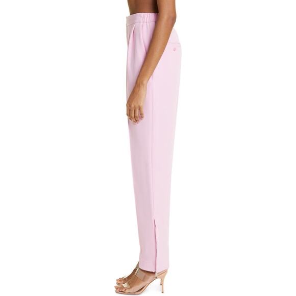 LAPOINTE Zip-Hem Tailored Crepe Track Pants in Blossom size 14 - Picture 2 of 16